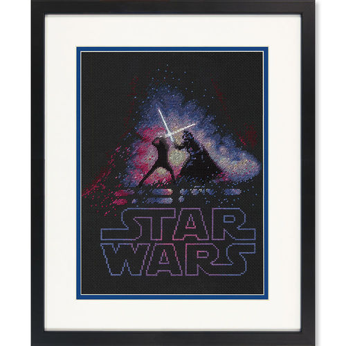 Luke and Darth Vader, Cross Stitch Kit