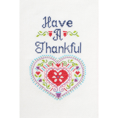 Bucilla  My 1st Stitch- Counted Cross Stitch Kit- Have a Thankful Heart