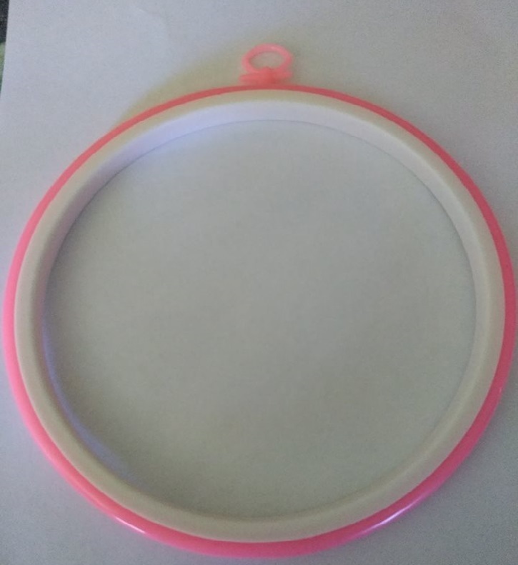 15cm plastic embroidery hoop