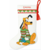 Disney Pluto Petite Size Stocking Counted Cross Stitch Kit