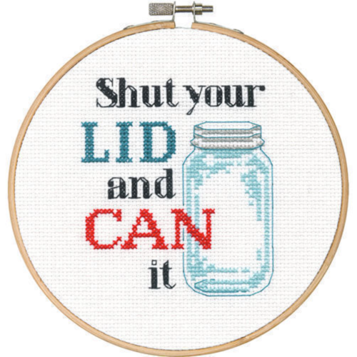 Shut Your Lid Cross Stitch Kit