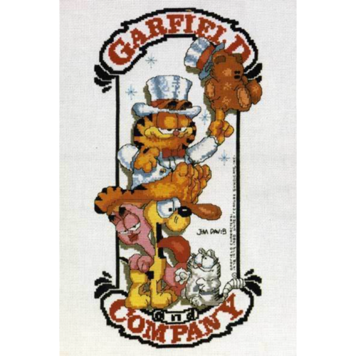 Garfield And Company Leaflet Cross Stitch Pattern