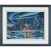 Aurora Cabin, Counted Cross Stitch