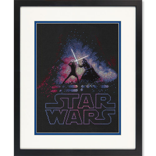 Luke and Darth Vader, Cross Stitch Kit