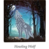 Crystal Art Howling Wolves