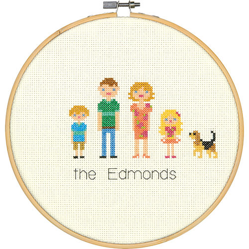 All in the Family, Counted Cross Stitch