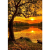 5D Diamond Painting Square Drill Lake Sunset