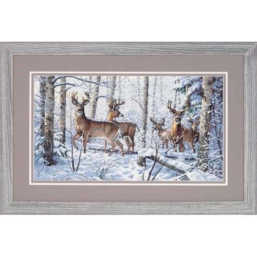 Woodland Winter, Counted Cross Stitch